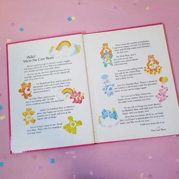 1984 Vintage Care Bears Childrens Book - Picture 2 of 9